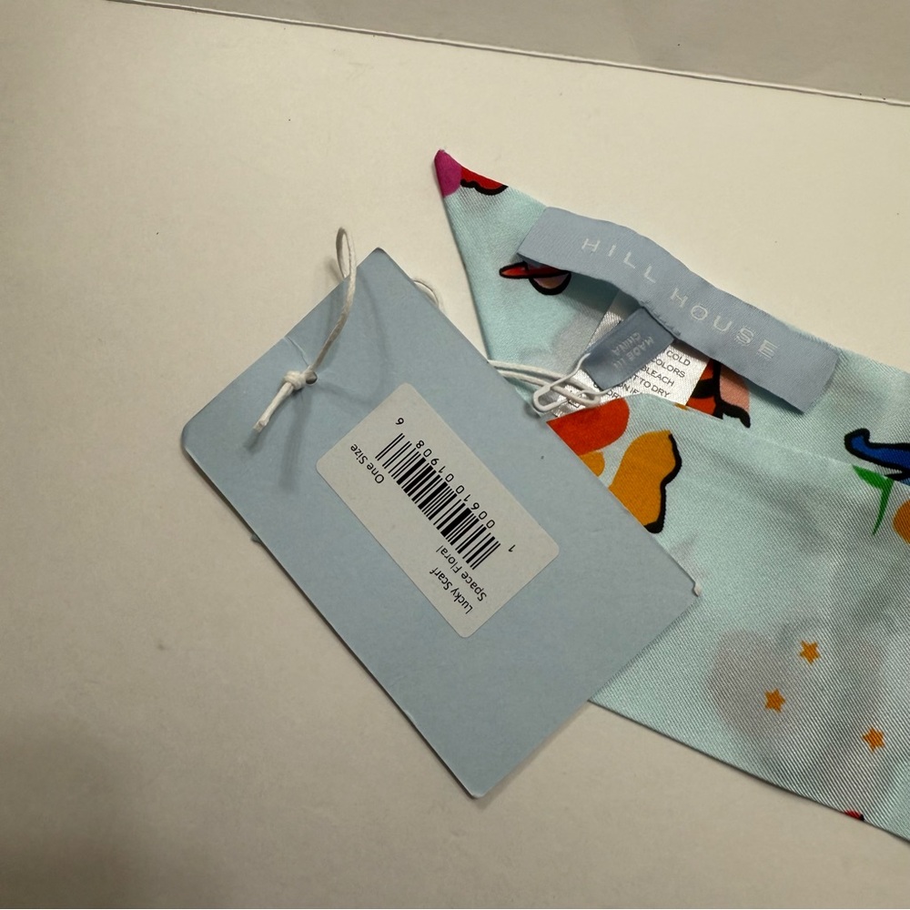 NWT Hill House Lucky Scarf Space Floral - Picture 5 of 7